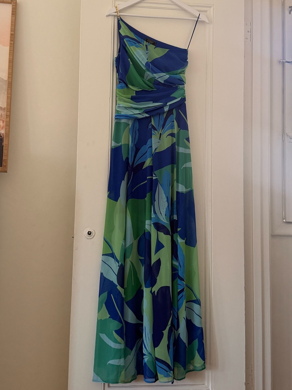 Lipsy London Floral One-Shoulder Maxi Dress
